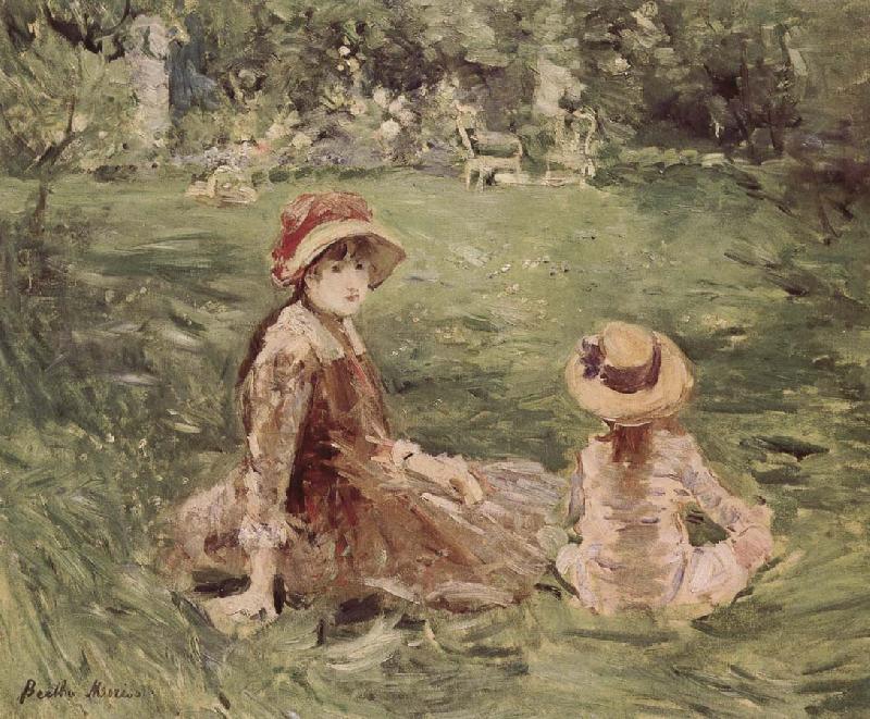 Berthe Morisot In the Moliketer-s garden Germany oil painting art